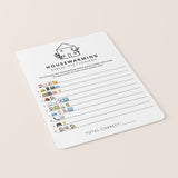 Housewarming Party Emoji Game with Answer Key Printable