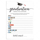 Graduation Party Emoji Game Printable by LittleSizzle