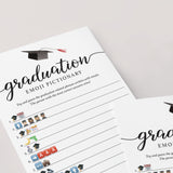 Graduation Party Emoji Game Printable