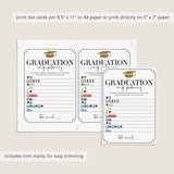 Black and Gold Graduation Party Game Bundle Printable