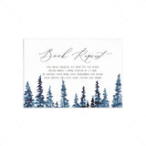 Winter Baby Shower Bring a Book Instead of a Card Insert by LittleSizzle