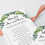 chic bridal shower activities printables