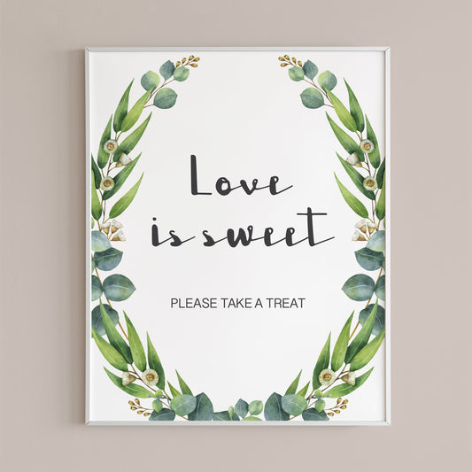 wedding favors sign instant download