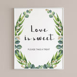 wedding favors sign instant download