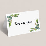 Food tent cards for green event by LittleSizzle