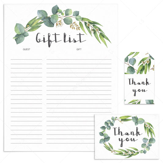 Green Party Supplies Bundle Instant Download