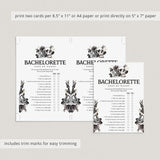 Skull Bachelorette Game Ever or Never Printable