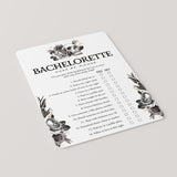 Skull Bachelorette Game Ever or Never Printable