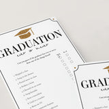 Has The Grad Ever Graduation Party Game Printable