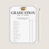 Has The Grad Ever Graduation Party Game Printable by LittleSizzle
