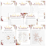 Fall babyshower games package by LittleSizzle