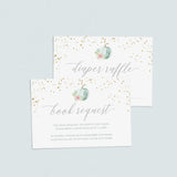 Floral Pumpkin Baby Shower Invitation Inserts by LittleSizzle