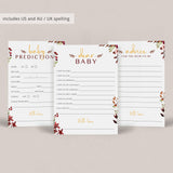 Fall Theme Baby Shower Party Pack Download