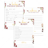 Autumn baby shower games package printable by LittleSizzle