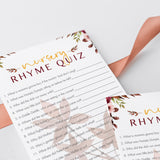 Maple leaf baby shower games printable by LittleSizzle