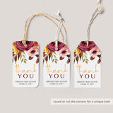 Fall Party Supplies with Burgundy Flowers