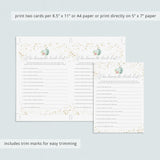 Fall In Love Bridal Shower Game Who Knows The Bride Best