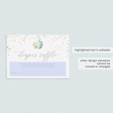 Fall diaper raffle tickets by LittleSizzle