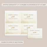 Printable invitation inserts for gender neutral baby party by LittleSizzle