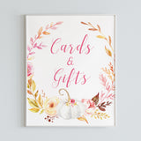 Fall themed party decorations cards and gifts sign by LittleSizzle