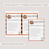 Family Feud Halloween Game for Kids & Adults