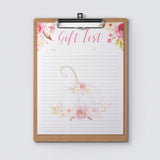 Fall themed party ideas gift list instant download by LittleSizzle