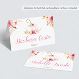 Seating cards for fall themed party by LittleSizzle