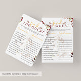 Find The Guest Game Template Autumn Theme
