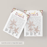 Fall Wedding Word Search Game Printable