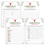 Vintage Christmas Games Package Printable by LittleSizzle
