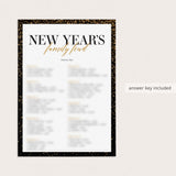 New Year's Family Feud Game Printable