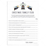 Printable Christmas Family Feud Game Cards by LittleSizzle