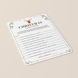 Christmas Family Feud Game Questions and Answers Printable