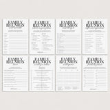 8 Family Reunion Party Games Printable by LittleSizzle