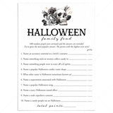 Halloween Family Feud with Answers Printable by LittleSizzle