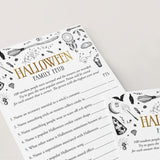 Witch Theme Halloween Party Family Feud Questions and Answers