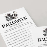 Halloween Family Feud with Answers Printable