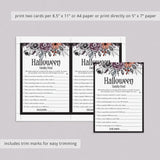 Creepy Halloween Family Feud Game with Answers Download