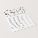 Witchy Halloween Party Games Printable