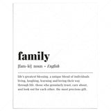 Family Definition Printable by LittleSizzle