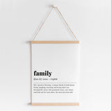 Family Definition Print Digital Download