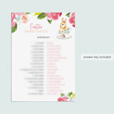 Funny Easter Game for Adults Rabbit Match