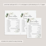 Famous Moms Game with Answer Key Printable