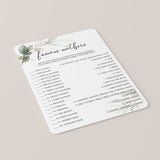 Famous Moms Game with Answer Key Printable