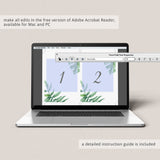 Table number templates by LittleSizzle