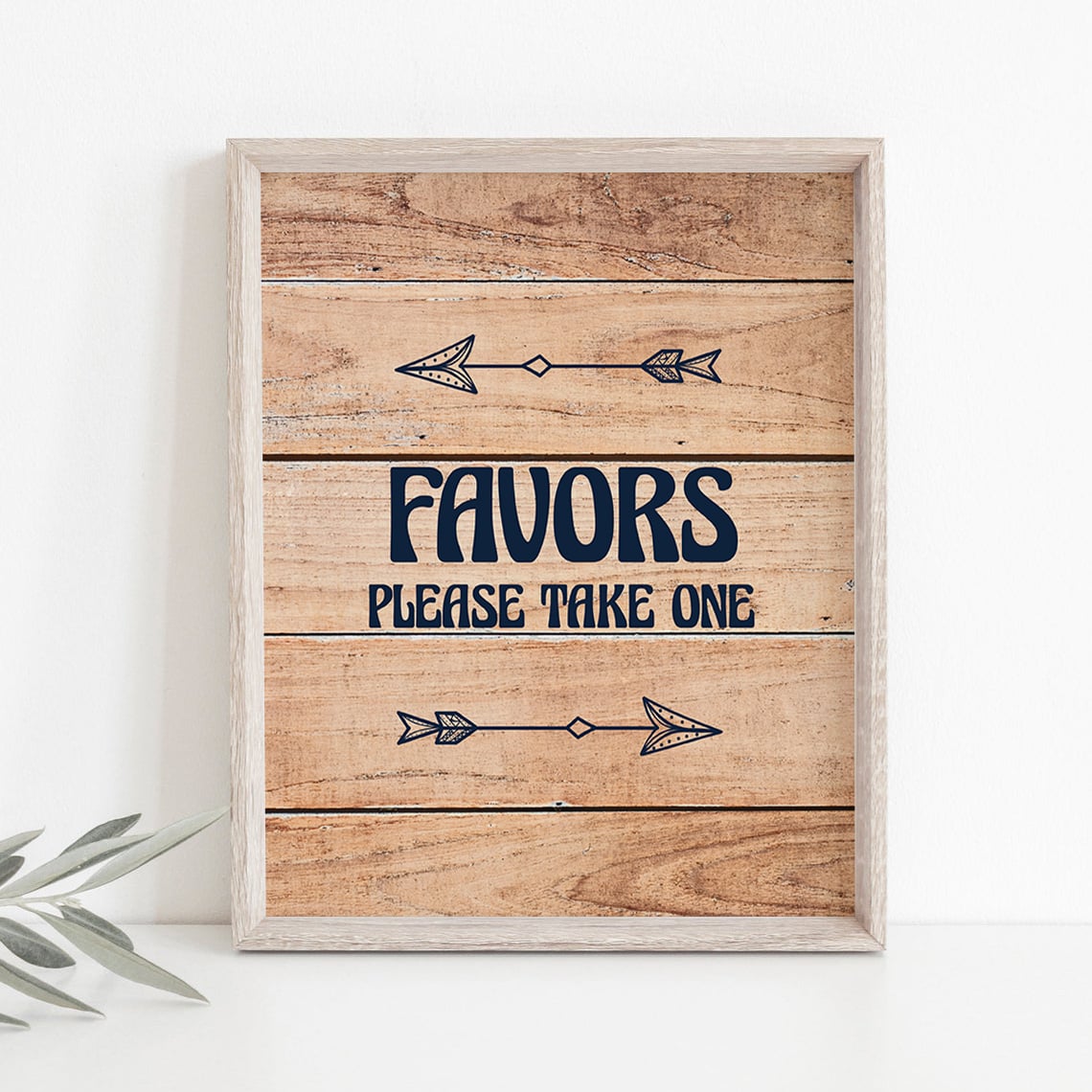 Forest woods party favors sign printable by LittleSizzle