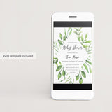 Customizable baby shower gender neutral invitation template PDF by LittleSizzle