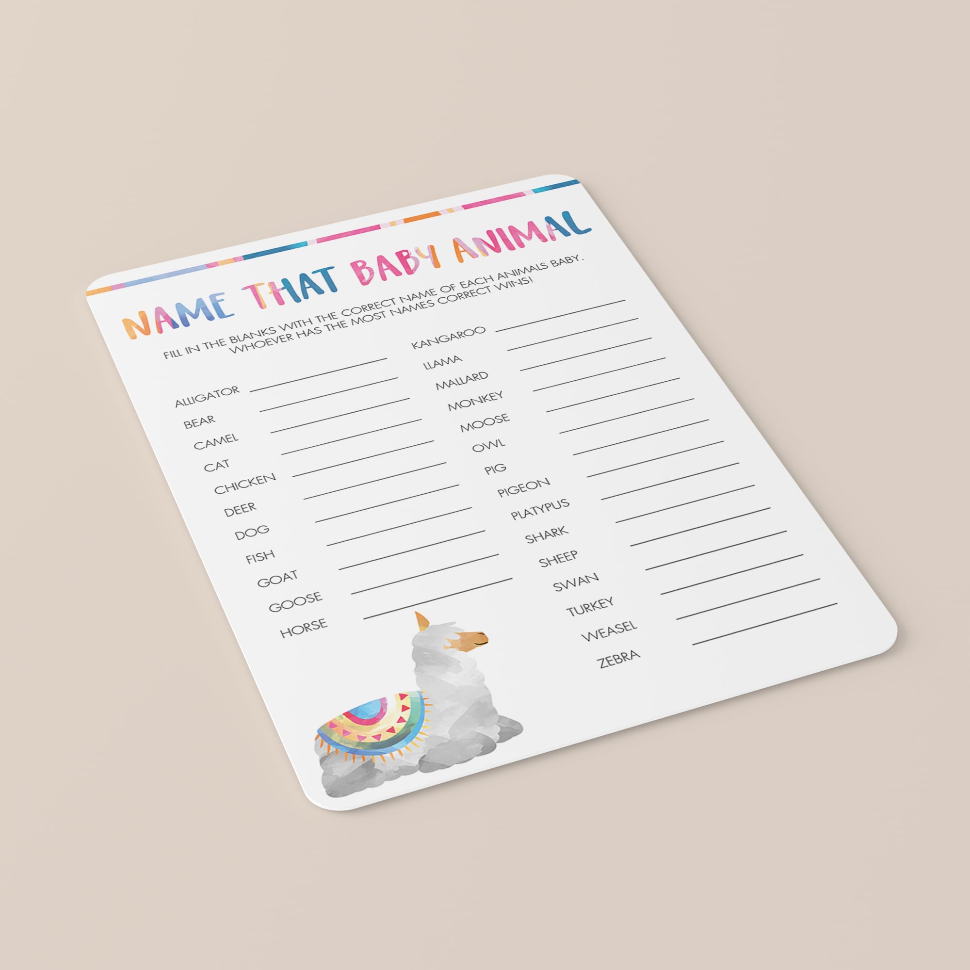 Summer baby shower games by LittleSizzle