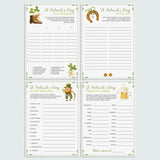 (Virtual) St Patrick's Day Games Pack For Kids & Adults by LittleSizzle