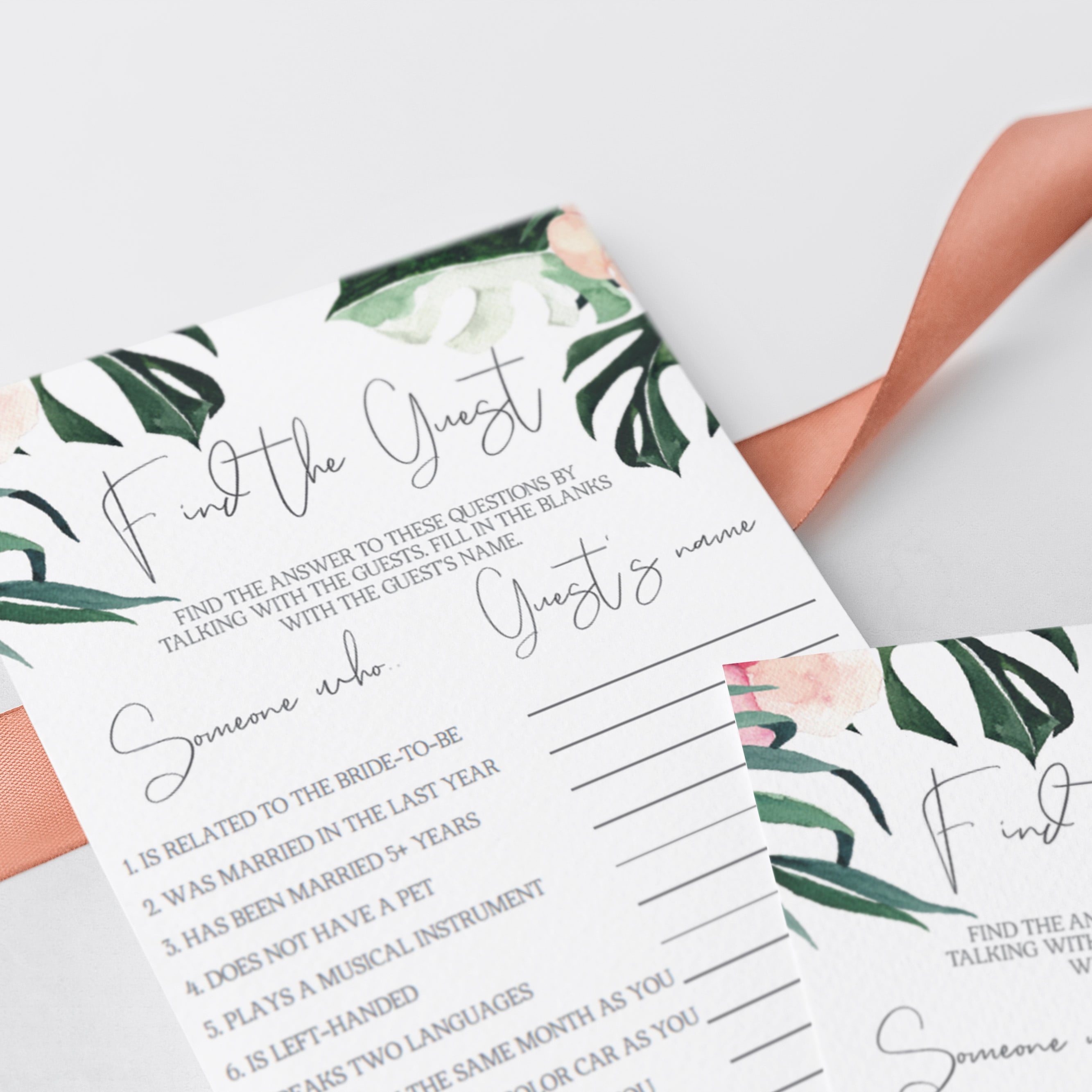 Find the guest game template summer party by LittleSizzle